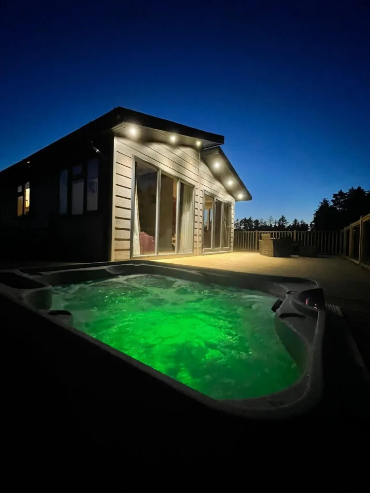 Hot Tub at Night