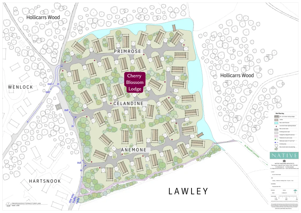 Cherry blossom lodge Lawley Map pdf